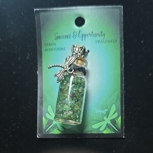 Green Aventurine Dragonfly Pendant